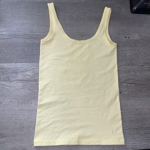 Light Yellow Dryfit Workout Tank